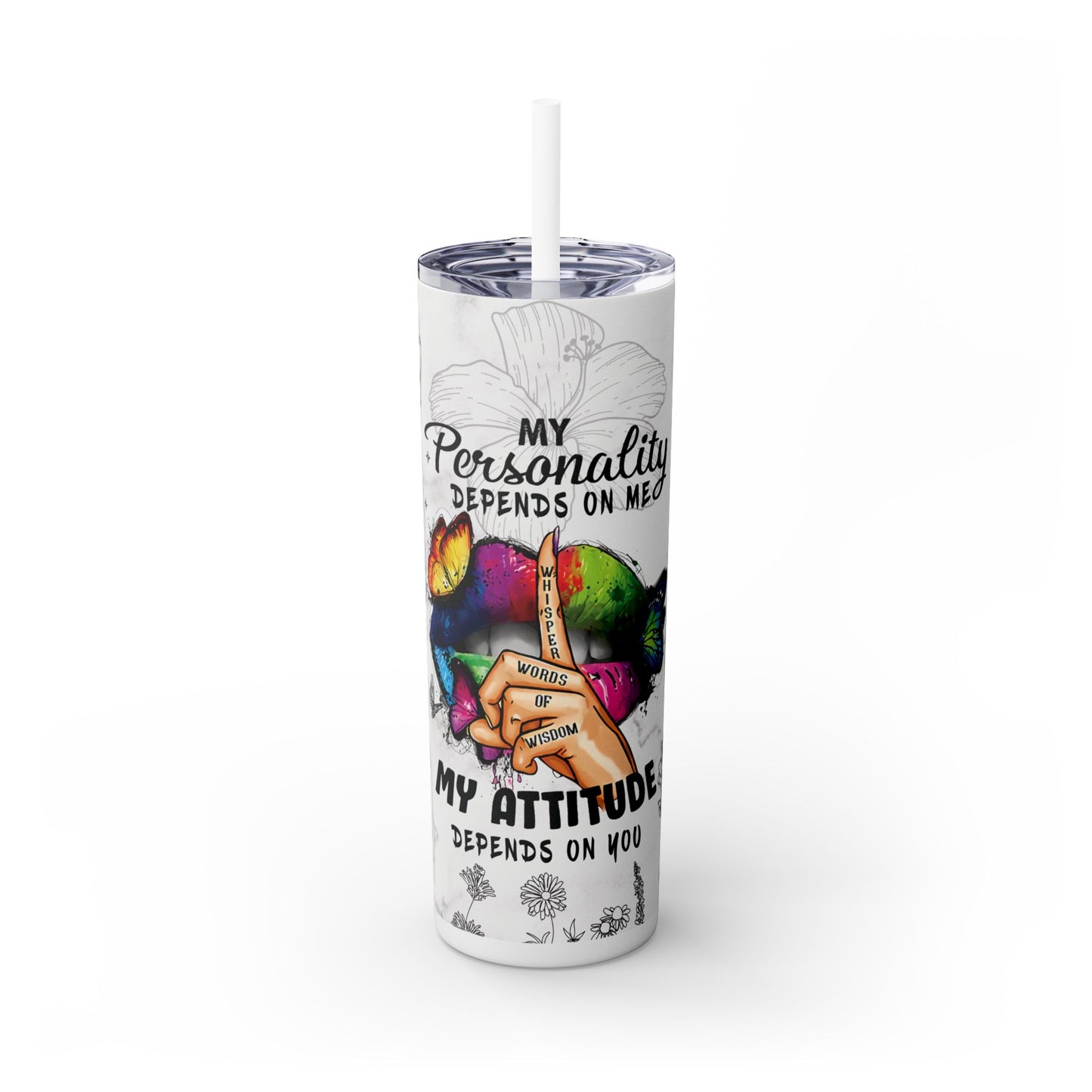 Skinny Tumbler with Straw, 20ozThe Maars personalized skinny tumblers keep your drinks hot for 12h and cold for 24h, making them the perfect sipping companion all year round. With 20oz capacity, tnullMugPrintifylakaycollection