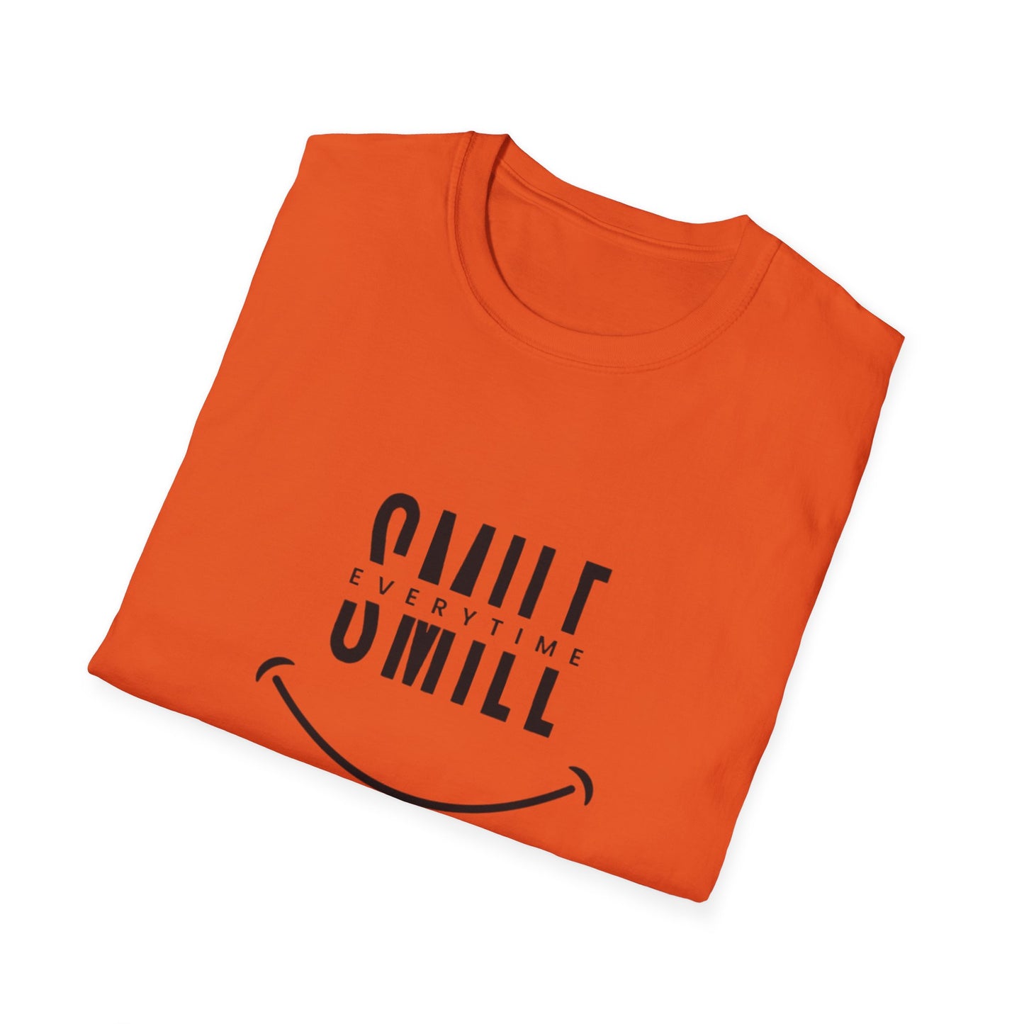 T-shirt personnalisé Smile EverytimeCe T-shirt respire la positivité avec le design personnalisé « sourire à chaque fois », encourageant le porteur à toujours sourire. Fabriquée à partir de coton doux nullT-ShirtPrintifylakaycollection