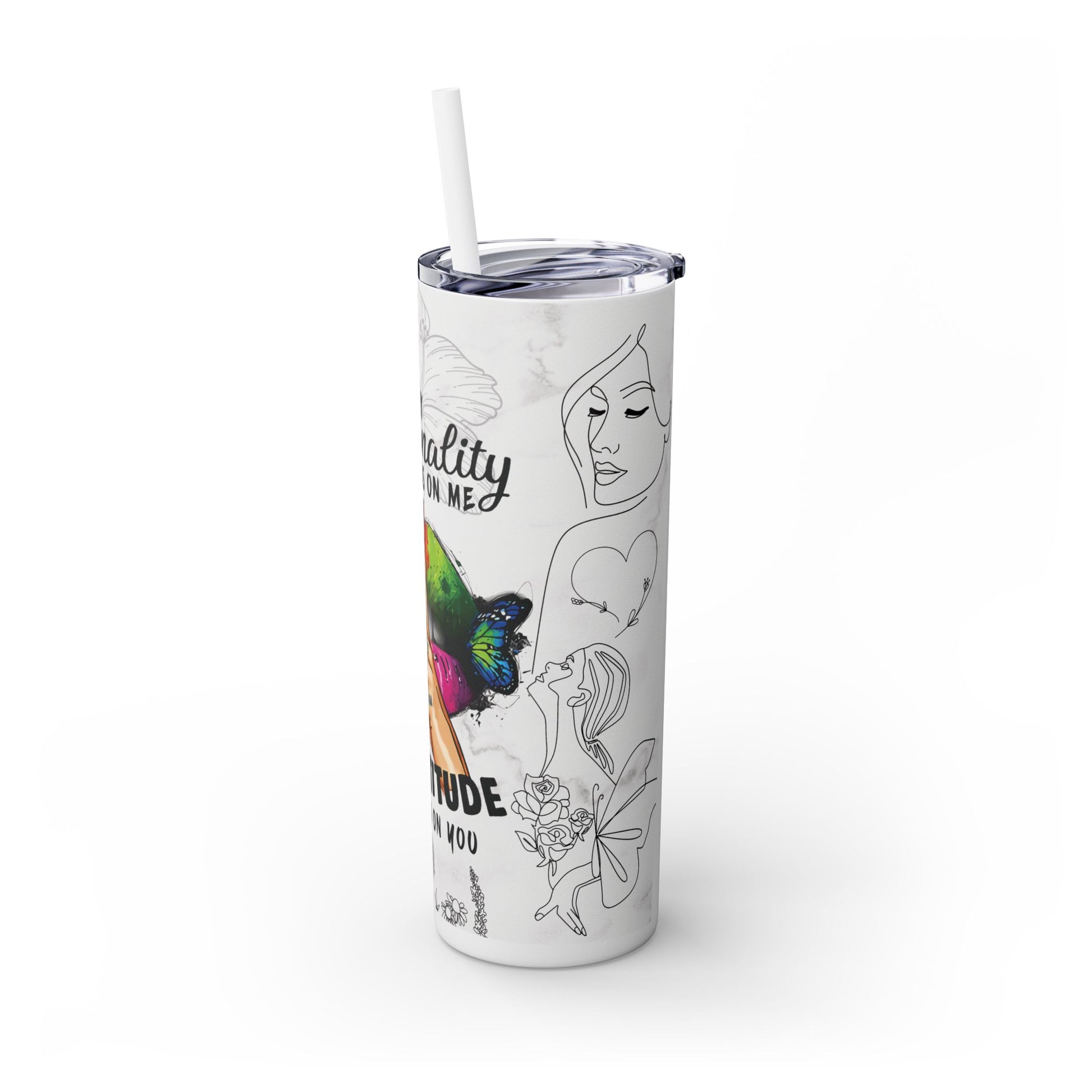Skinny Tumbler with Straw, 20ozThe Maars personalized skinny tumblers keep your drinks hot for 12h and cold for 24h, making them the perfect sipping companion all year round. With 20oz capacity, tnullMugPrintifylakaycollection